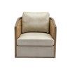 CAVINAS 360° Swivel Barrel Chair,Accent Armchair with High-Density Foam Cushion for Living Room,Bedroom,Hotel - 2 of 4