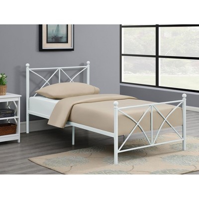 NicBex Full/Queen Size Metal Platform Bed Frame with Headboard and Footboard for Kids,Under Bed Storage Space,No Box Spring Needed,Easy Assembly