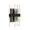 Savoy House Santiago 2 - Light Wall Light in  Matte Black/Warm Brass - 4 of 4