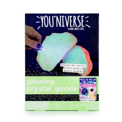 YOU'niverse Glowing Crystal Geode Activity Kit