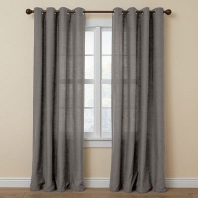 BrylaneHome Poly Cotton Canvas Grommet Panel