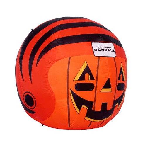 NFL Cincinnati Bengals Inflatable Jack O' Helmet, 4 ft Tall, Orange