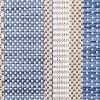 9'2"x12' Tonal Border Outdoor Rug Blue - Threshold™: Stain-Resistant, Woven Polypropylene - 3 of 4