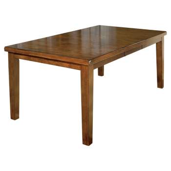 Ralene Rectangular Butterfly Extendable Dining Table Wood/Medium Brown - Signature Design by Ashley