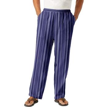 KingSize Men's Big & Tall Elastic Waist Gauze Cotton Pants