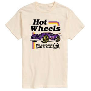 Men's - Hot Wheels - Die-Cast and Built To Last with Logo Short Sleeve Graphic T-Shirt - 1 of 3