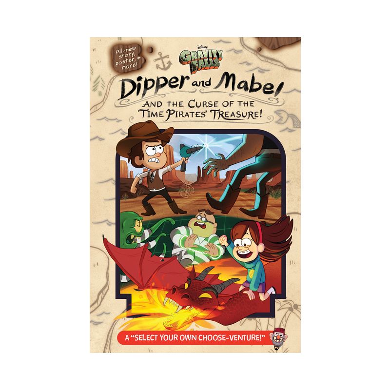 Gravity Falls: : Dipper and Mabel and the Curse of the Time Pirates' Treasure! - by  Jeffrey Rowe (Hardcover), 1 of 2