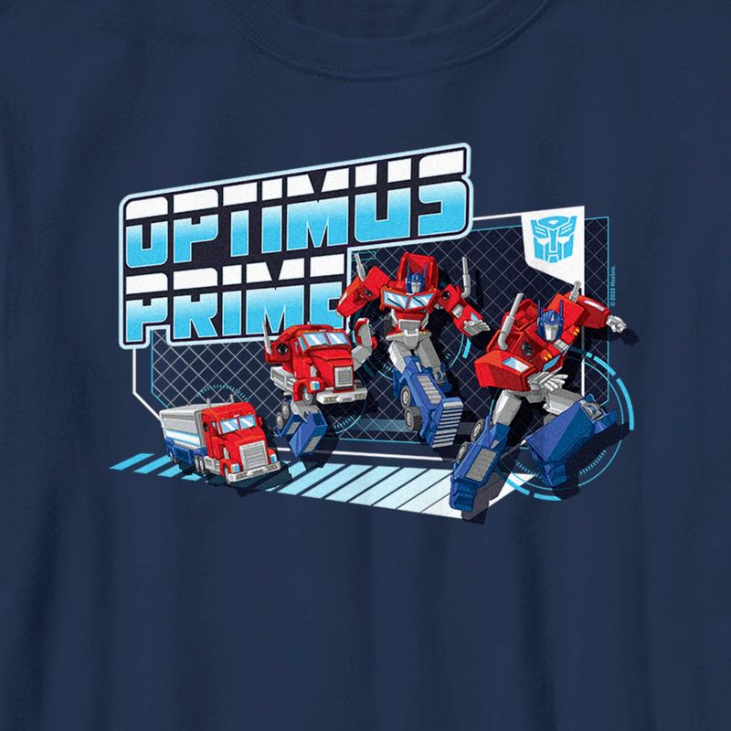 Boy's Transformers: EarthSpark Transforming Optimus Prime T-Shirt, 2 of 5
