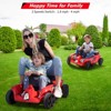 Blue 24V Two Seater Electric Ride On Car For Kids With Remote Control Dual 120W Motors Music Usb Storage And Safety Features Blue - 4 of 4