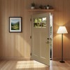 Wooakway 36"W×80"H 6-Lite 2-Panel Exterior Frosted Glass Prehung Front Entry Door Primed Interior Fiberglass Entrance Door - 2 of 4