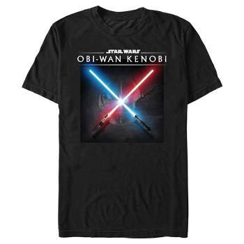 Men's Star Wars: Obi-Wan Kenobi Lightsaber Dark Side vs Jedi Clash T-Shirt