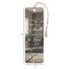 Dicksons As for Me and My House Grey 6 x 2 Inch Keepsake Tassels Bookmarks Pack of 12 - 3 of 4