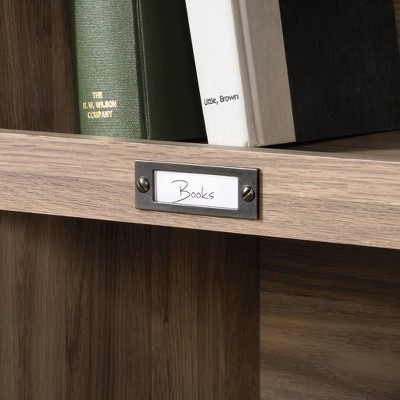Barrister Lane 60'' Salt Oak Adjustable Cubby Bookcase with Metal Hardware