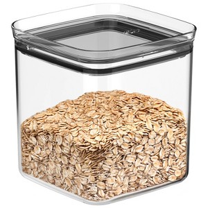 OU Airtight Food Storage Container 9.7 Cup, BPA Free, Clear Plastic Food Storage Container with Leak Proof Lid, Stackable Kitchen Organizer - 1 of 4