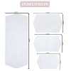 Waterford Tufted Bath Rug, Extra Soft and Absorbent, Non-Slip Bath Mats, Machine Washable bath rugs for Bathroom, 4 Pcs Set with Runner, White - 3 of 4