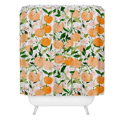 Spring Clementines Shower Curtain - Deny Designs