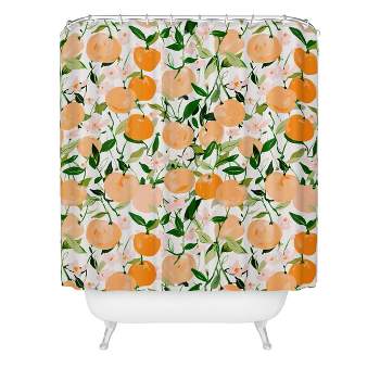 Spring Clementines Shower Curtain - Deny Designs
