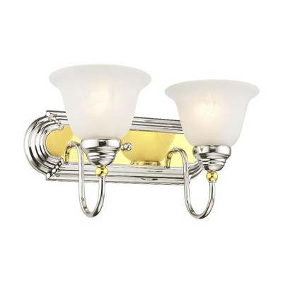 Livex Lighting Belmont 2 - Light Vanity in  Polished Chrome