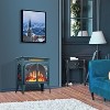 R.W.FLAME Electric Fireplace Heater with Remote, 24'' Portable Infrared Fireplace Stove with Multiple 3D Flame, Adjustable Brightness - 4 of 4