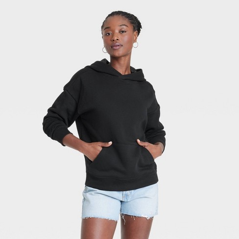 Black hoodie womens target on sale