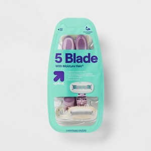 Moisturizing Halo Women's 5-Blade Disposable Body Razors - 3ct - up&up™ - 1 of 4