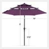Best Choice Products 10ft 3-Tier Patio Umbrella, Market Sun Shade w/ Tilt Adjustment, Easy Crank - 2 of 4