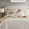 10 PCS King Luxury Jacquard Comforter Set Ivory - 4 of 4