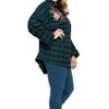 Women's Floral Embroidered Plaid Tunic - PLUS - umgee - 2 of 3