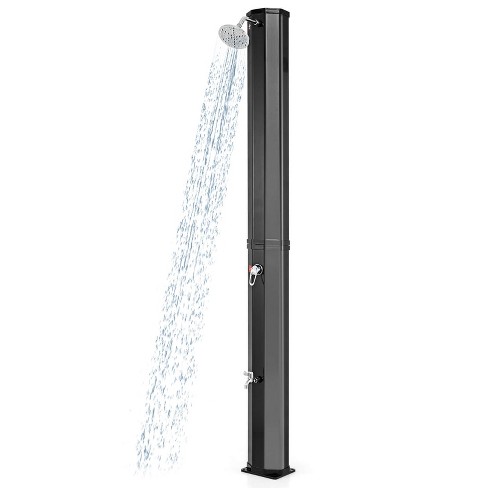 Costway 15.9 Gallon Solar Heated Outdoor Shower with Shower Head and Foot Shower Tap - image 1 of 4