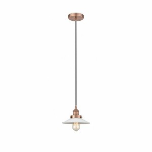 Halophane - 1 Light Mini Pendant In Industrial Style-5.75 Inches Tall and 9 Inches Wide - 1 of 1