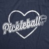 Mens Pickleball Heart T Shirt Funny Awesome Pickle Ball Lovers Tee For Guys - Crazy Dog Men's T Shirt - 2 of 4