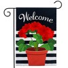 Briarwood Lane Spring Burlap Garden Flag 12x18 For Outdoor Potted Red Geraniums For Spring Garden Flag Flags For Outside - 2 of 4