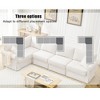 Modular L Shaped Sectional Sofa Couch, 94" Reversible 5-Seat Corner Sofa with Rolled Arms, Upholstered Linen Fabric, Comfy Sleeper Sofa - 2 of 4