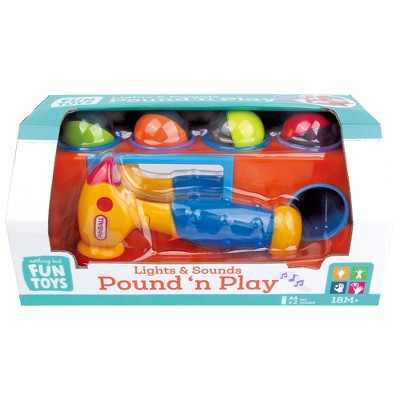 Nothing But Fun Toys: Lights & Sounds Pound N' Play, Ball Hammering Toy Bench
