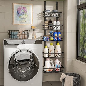 Over The Door Pantry Organizer, Pantry Organization and Storage, Easy to Install Spice Rack Shelves for Pantry, Kitchen, Bathroom and Cabinet Door - 1 of 4