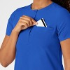 Wink RENEW Women's Mandarin Collar Tuck-In Scrub Top, 5X. - 4 of 4
