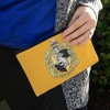Harry Potter Hufflepuff Painted Crest Makeup Cosmetic Bag Organizer Pouch - 3 of 4