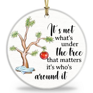 Lomsoe Christmas Ornaments Christmas Tree Decor Gift Xmas Ornament Gifts Xmas Tree Decor Ceramic Hanging Ornament - 1 of 1