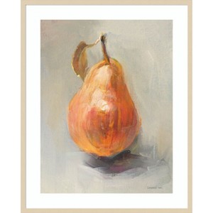 Amanti Art Pear Still Life II by Danhui Nai Wood Framed Wall Art Print - 1 of 4