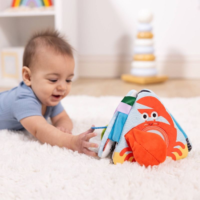 Melissa &#38; Doug Tummy Time Triangle Baby Learning Toy - Ocean, 3 of 11
