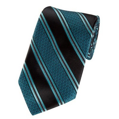 Men's Stripe 3.35 Inch Wide And 58 Inch Long Woven Neckties