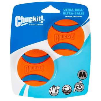 Chuckit! Ultra Ball 2pk - Orange/Blue - M
