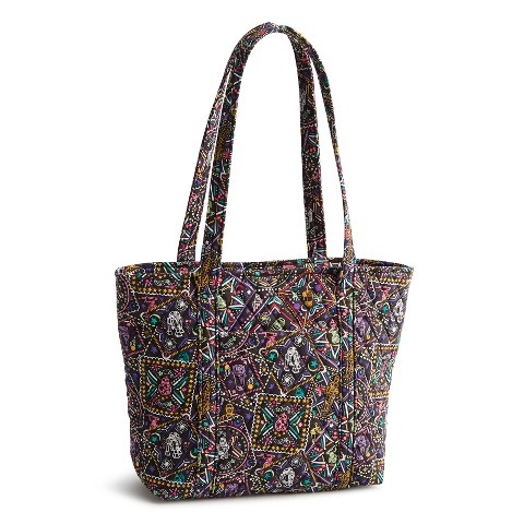 Vera Bradley Women's Outlet Star Wars Cotton Small Vera Tote Bag Tossed Bandana Droids