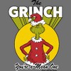 Infant's Dr. Seuss Christmas You’re a Mean One  Bodysuit - Athletic Heather - 6 Months - 2 of 3