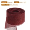 Unique Bargains Burlap Wired Soft Decorative Ribbon Trim for Gift Wrapping - 2 of 4