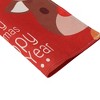 Unique Bargains Christmas Place Mats Letter Pattern Flax Red White 13"x17.7" 2 Pcs - 4 of 4