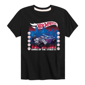 Boys' - Hot Wheels - Bonecrusher Shake Up The Streets Short Sleeve Graphic T-Shirt - 1 of 4