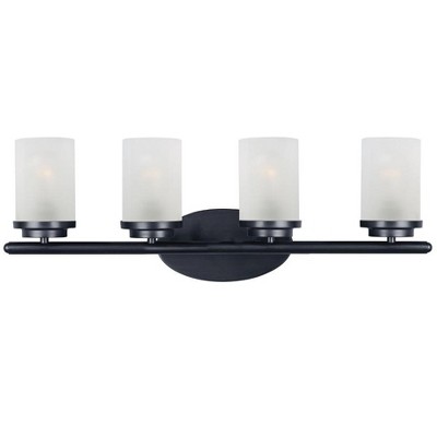 Maxim Lighting Corona 4 - Light Vanity in  Black