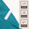 Unique Bargains Tie Up Blackout Privacy Door Curtain 1 Panel - 3 of 4