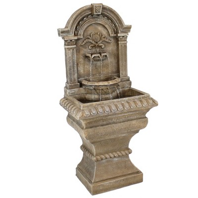 Sunnydaze 51"H Electric Polyresin Ornate Lavelllo Outdoor Water Fountain